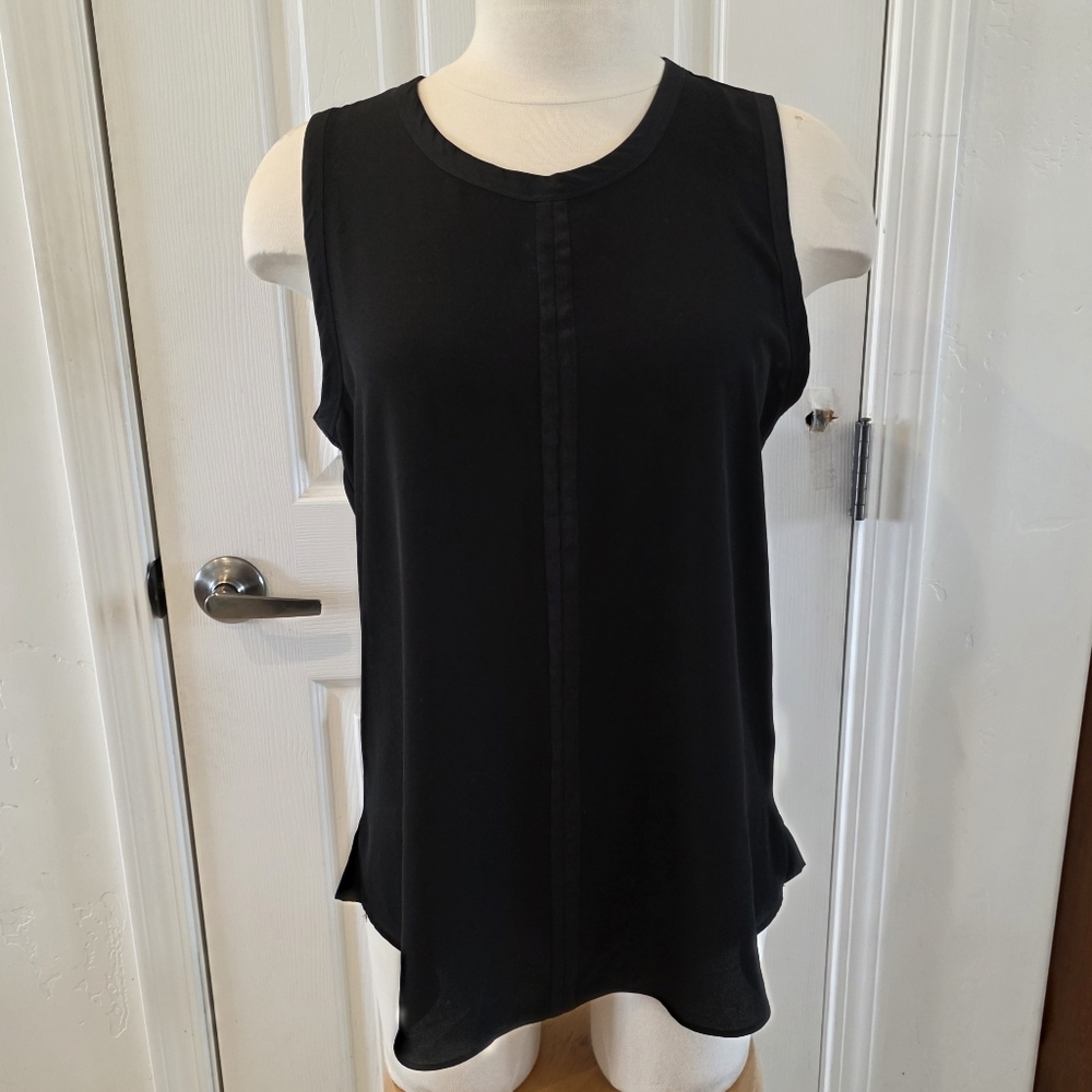 Lola & Sophie Sleeveless Black Top